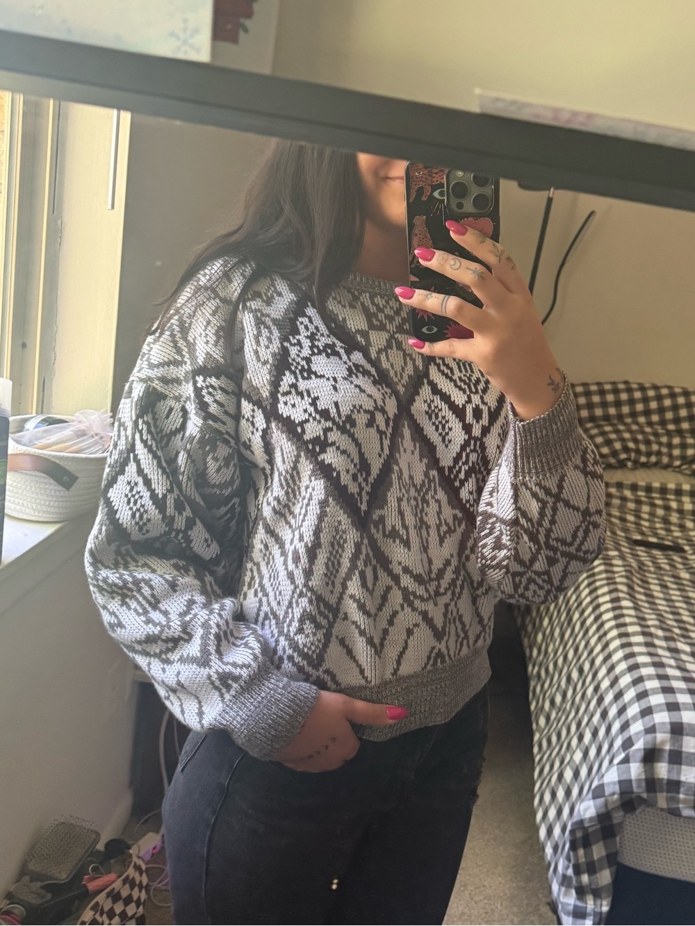 Vintage knit sweater